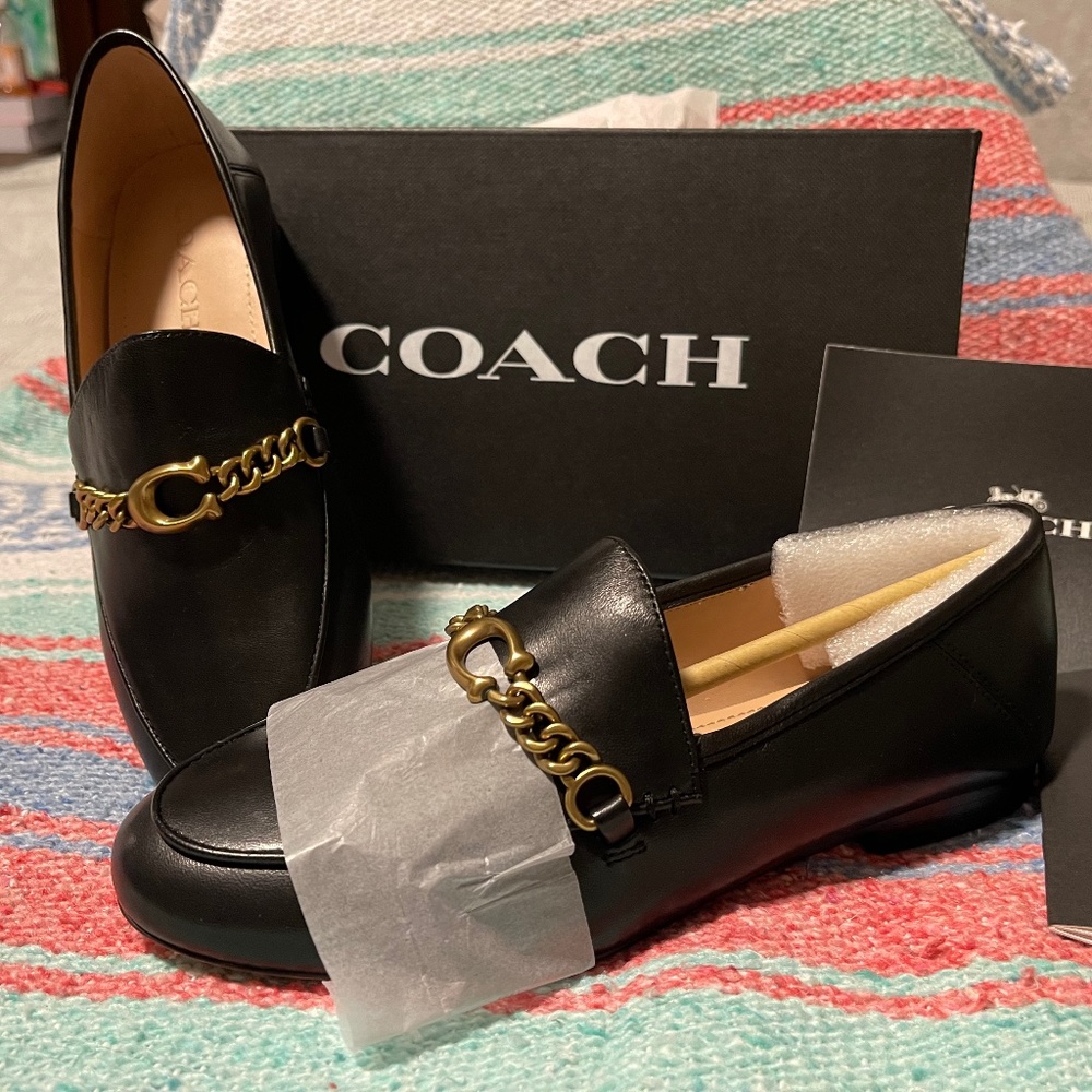 Coach Black Helena Loafer